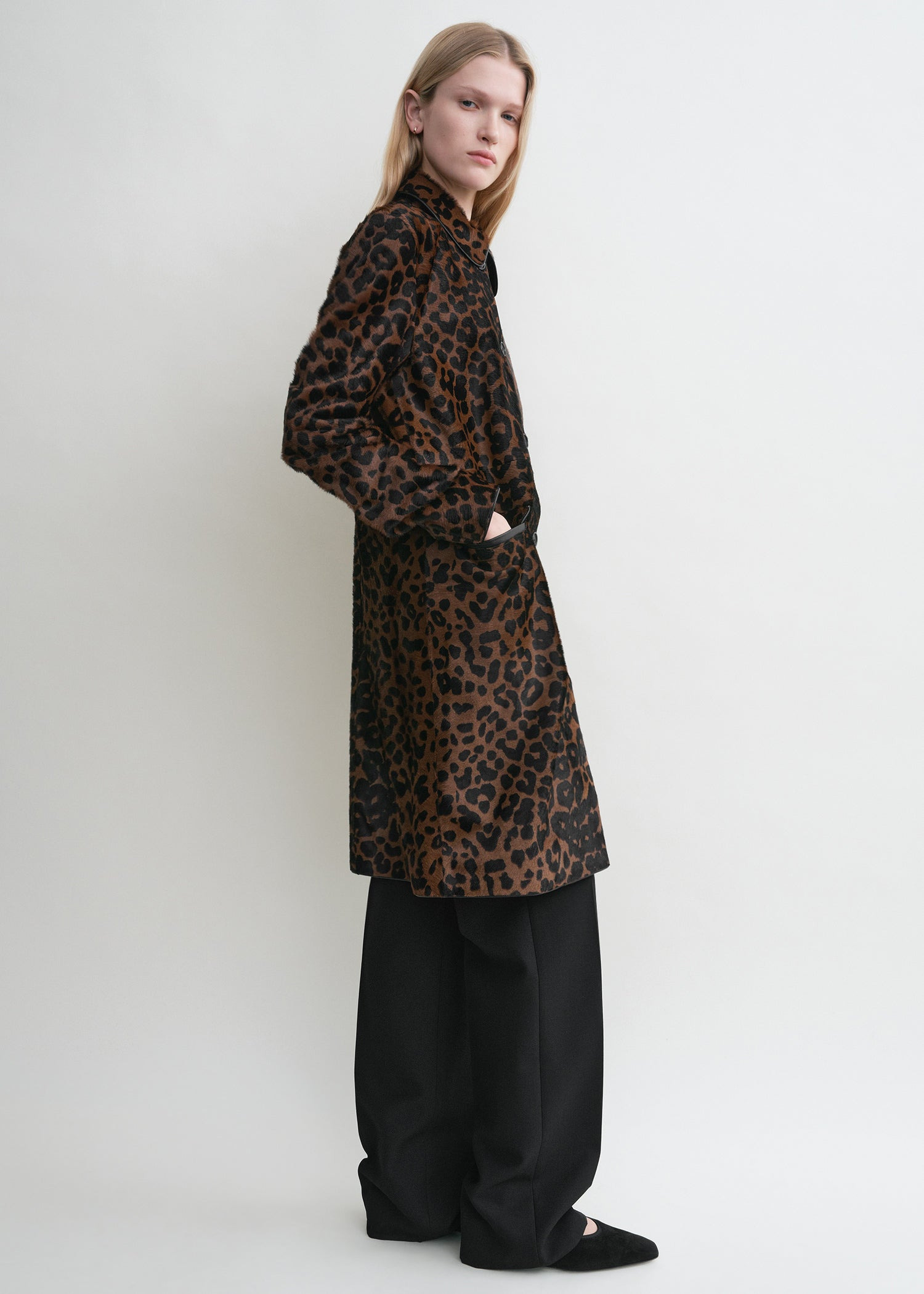 Pony hair coat leopard - 3