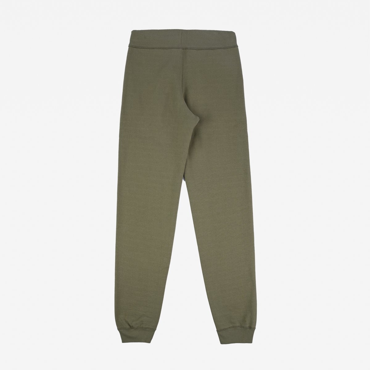 IHSW-70-OLV 14oz Ultra Heavyweight Loopwheel Cotton Sweat Pants - Olive - 4