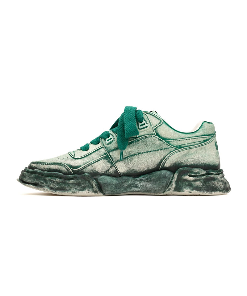 "PARKER" OG Sole Faded Effect Leather Low-top Sneaker 23