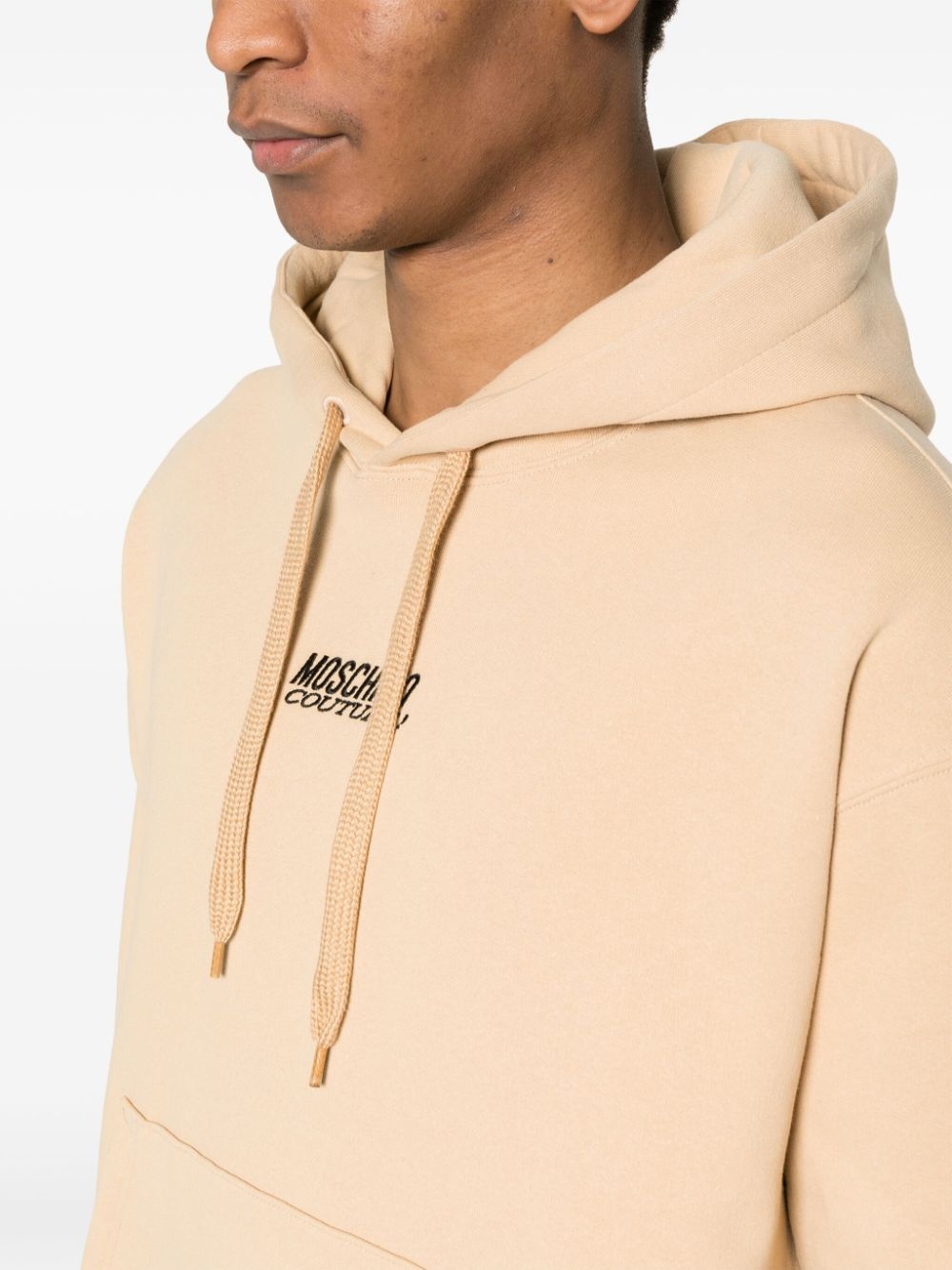 logo-embroidered hoodie - 5