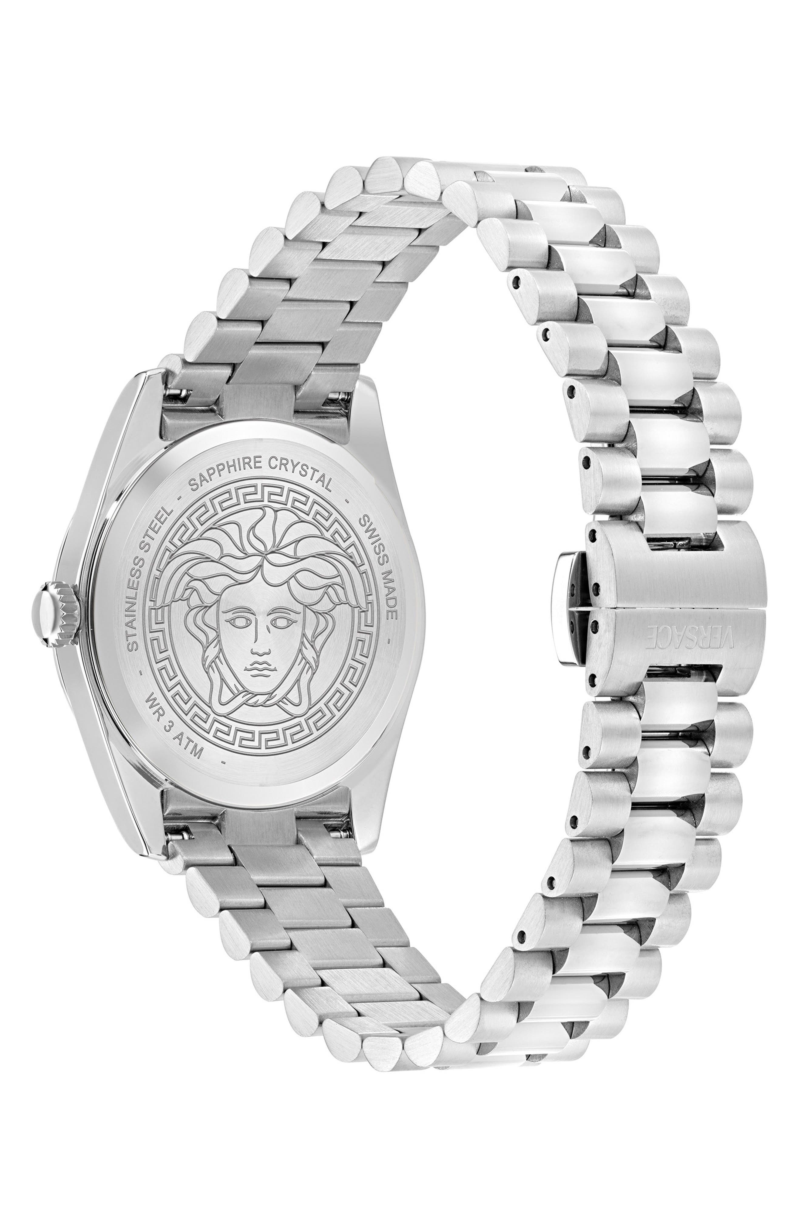 Versace Greca Millenyium Bracelet Watch, 32mm in Stainless Steel at Nordstrom - 3