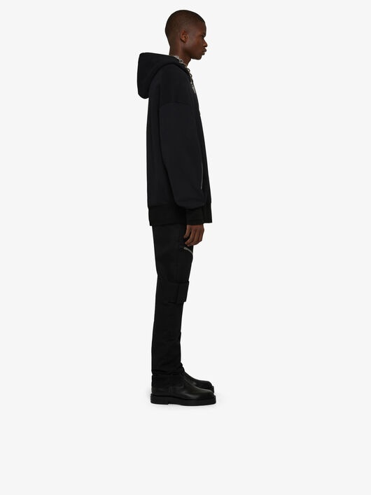 LAYERED EFFECT PANTS IN GABARDINE - 3