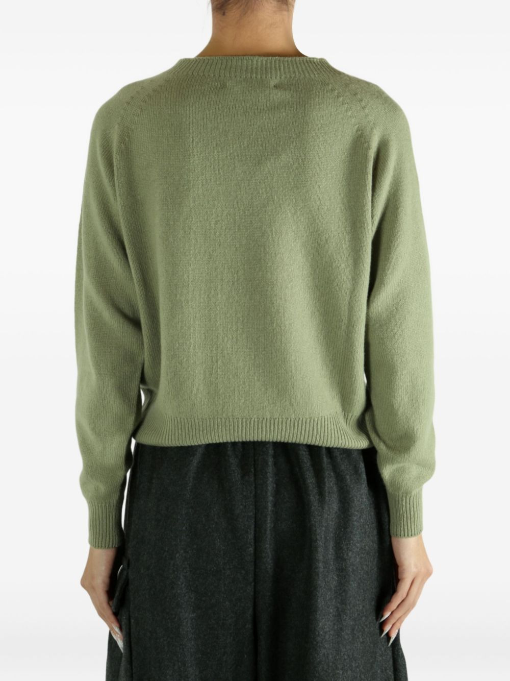 raglan-sleeve cashmere sweater - 4