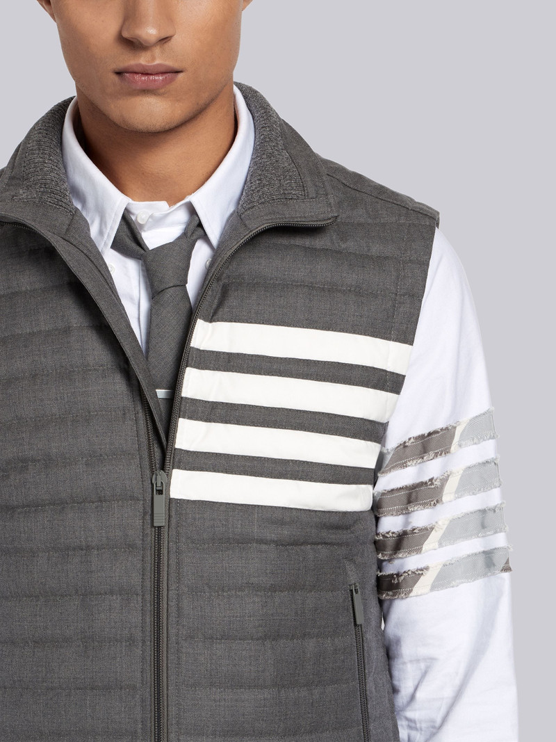4-bar Down Quilted Vest 5