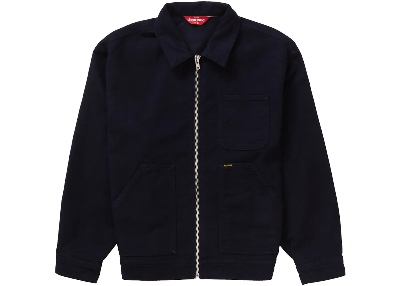 Supreme Supreme Moleskin Work Jacket Navy - FW22J99 NAVY | REVERSIBLE