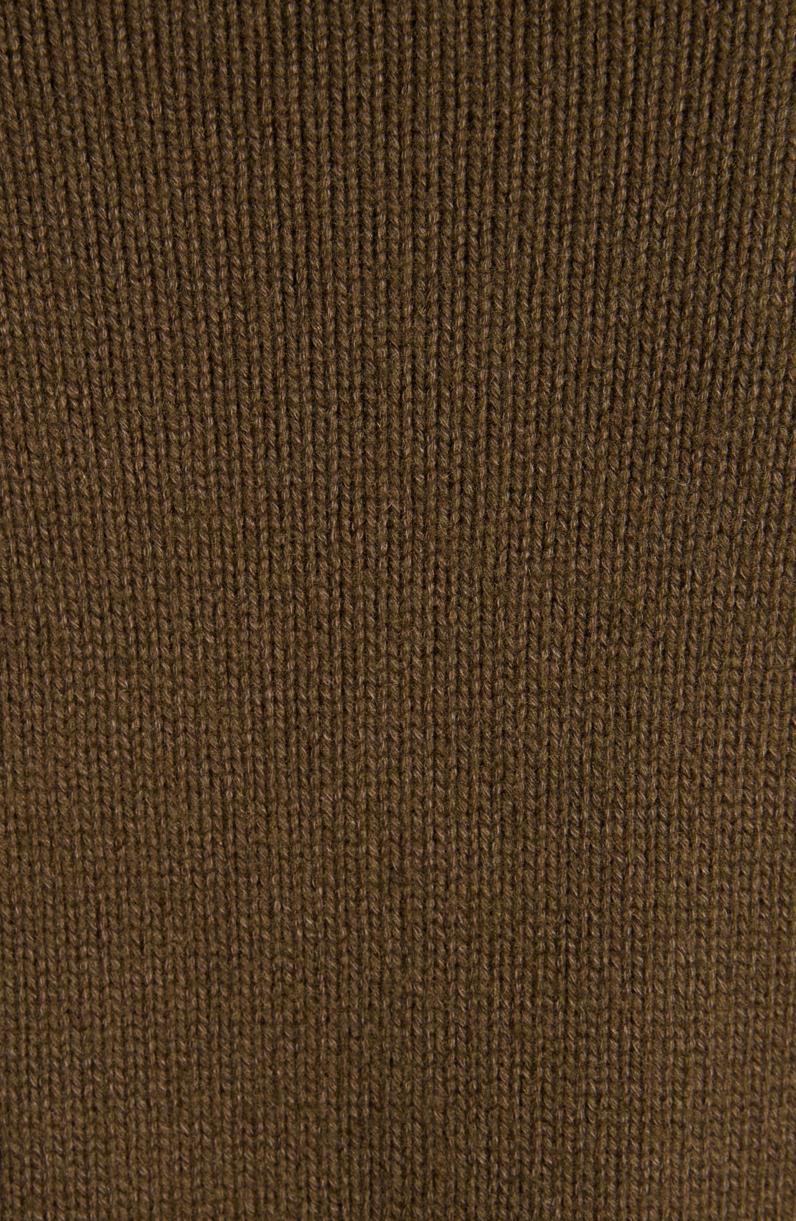 TOM FORD Chunky Wool & Cotton Mock Neck Sweater in Fg815 Military Green at Nordstrom - 6