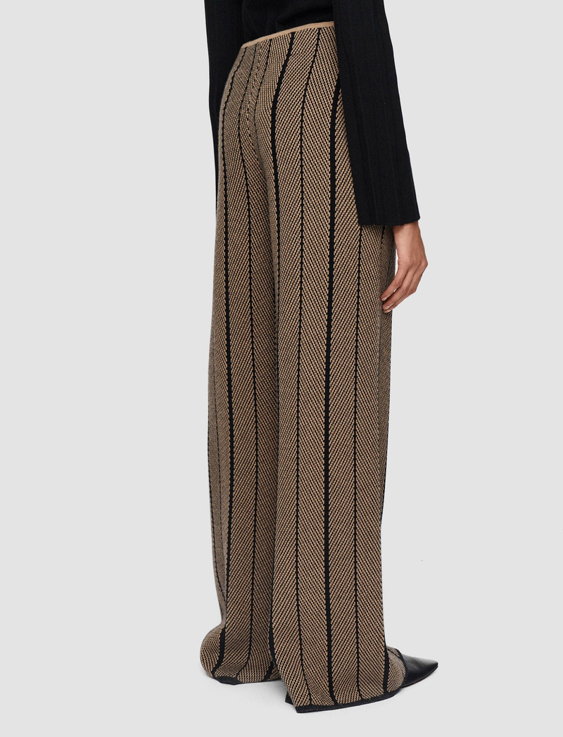 Chevron Jacquard Knitted Trousers 3