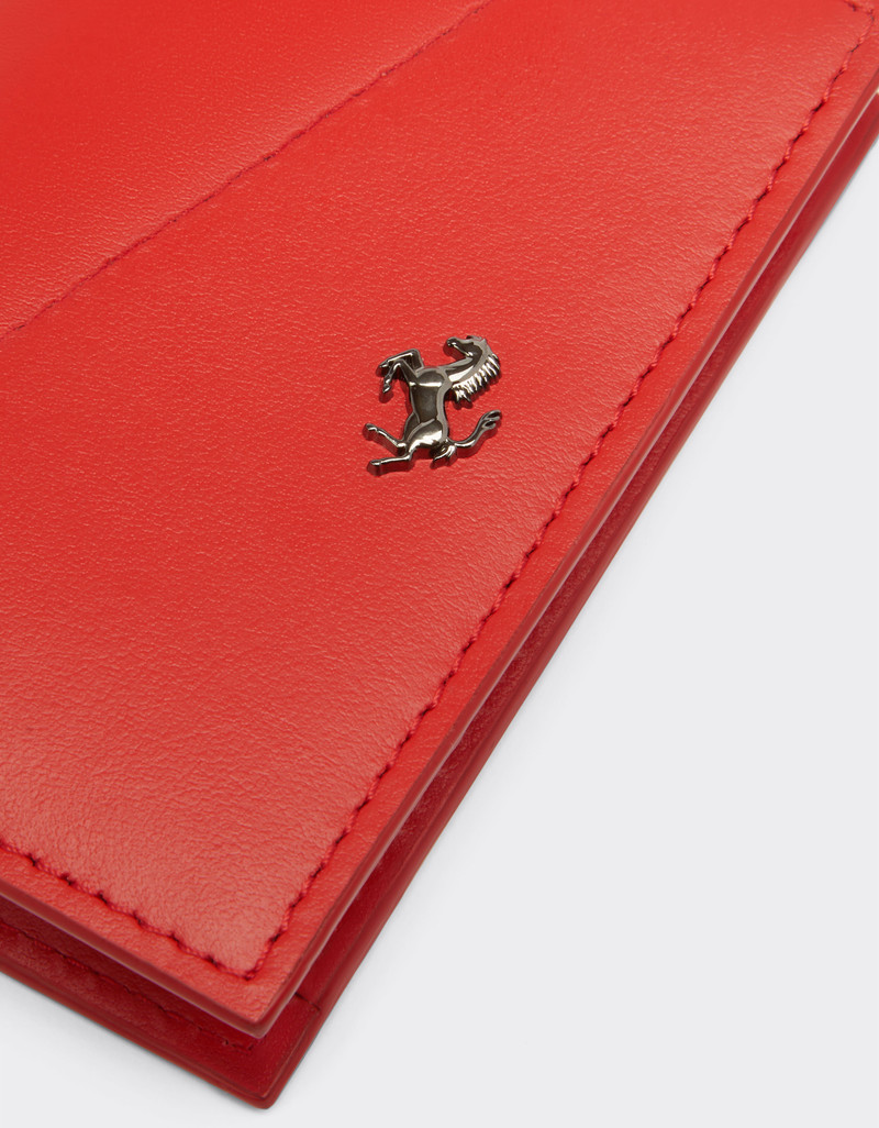 Leather card case with prancing horse 4