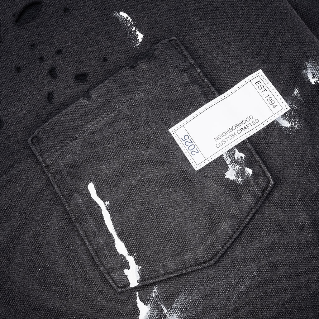 SAVAGE S/S POCKET CREWNECK - BLACK - 3