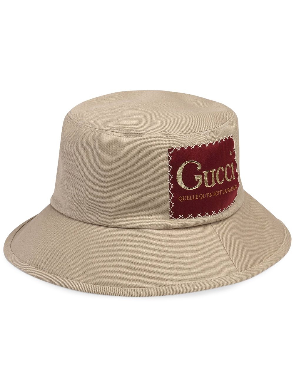 Gucci Label bucket hat - 1