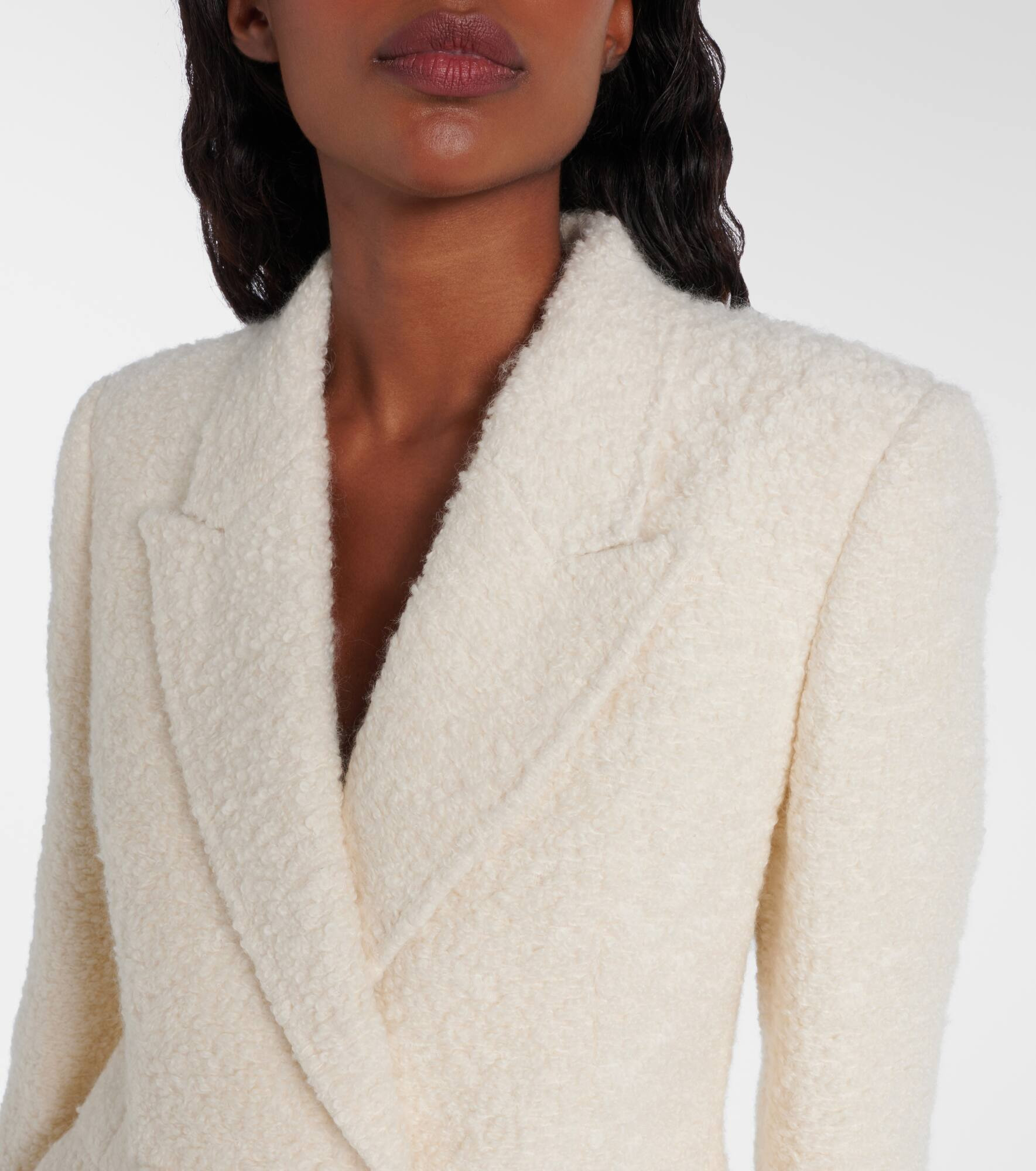 Stephanie cashmere and wool-blend blazer - 4