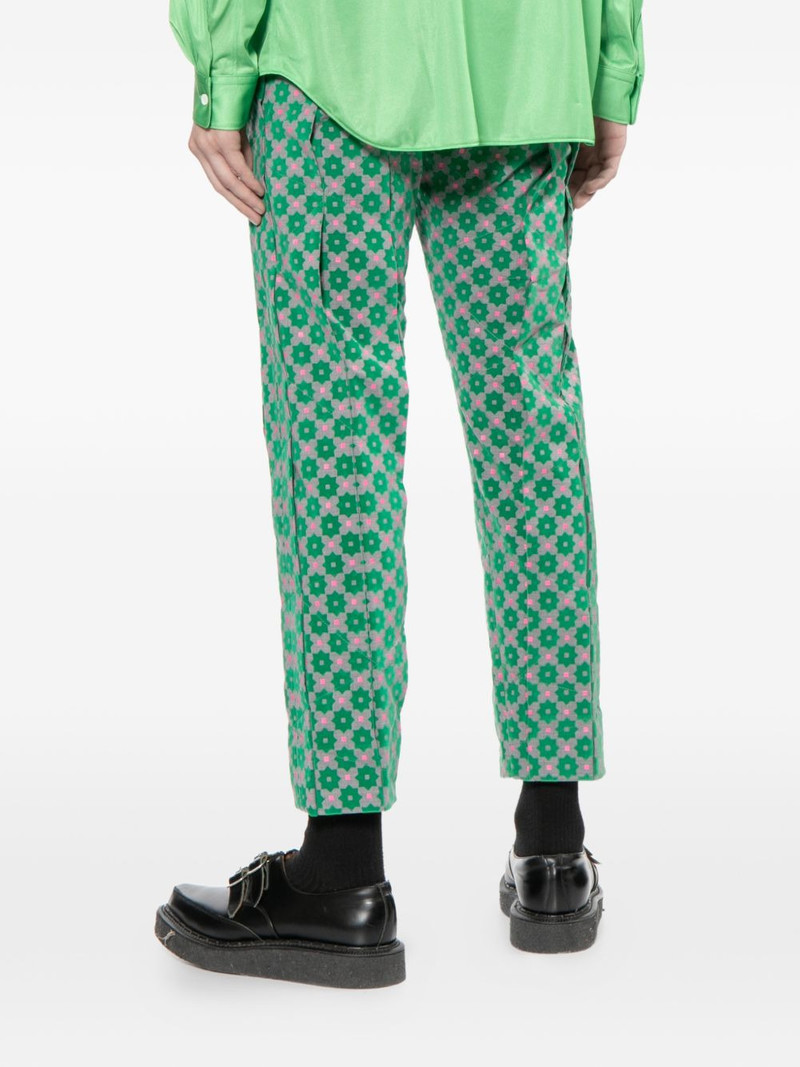 floral-print trousers 4