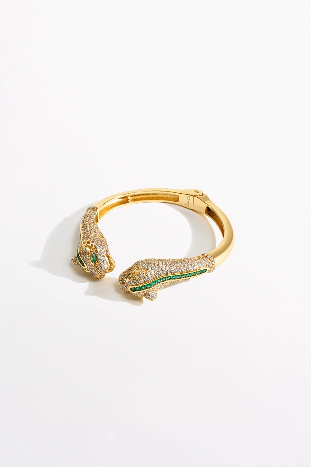 FIERCE FOLKLORE BASTET BANGLE GOLD - 1