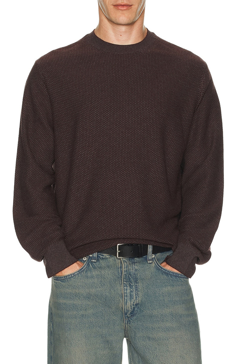 Vince Jacquard Long Sleeve Crewneck Sweater outlook