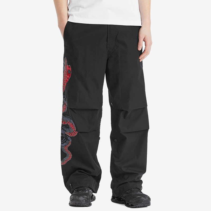 MAHARISHI Maharishi Ying Yang Cobro Embroidered Loose Snopants outlook