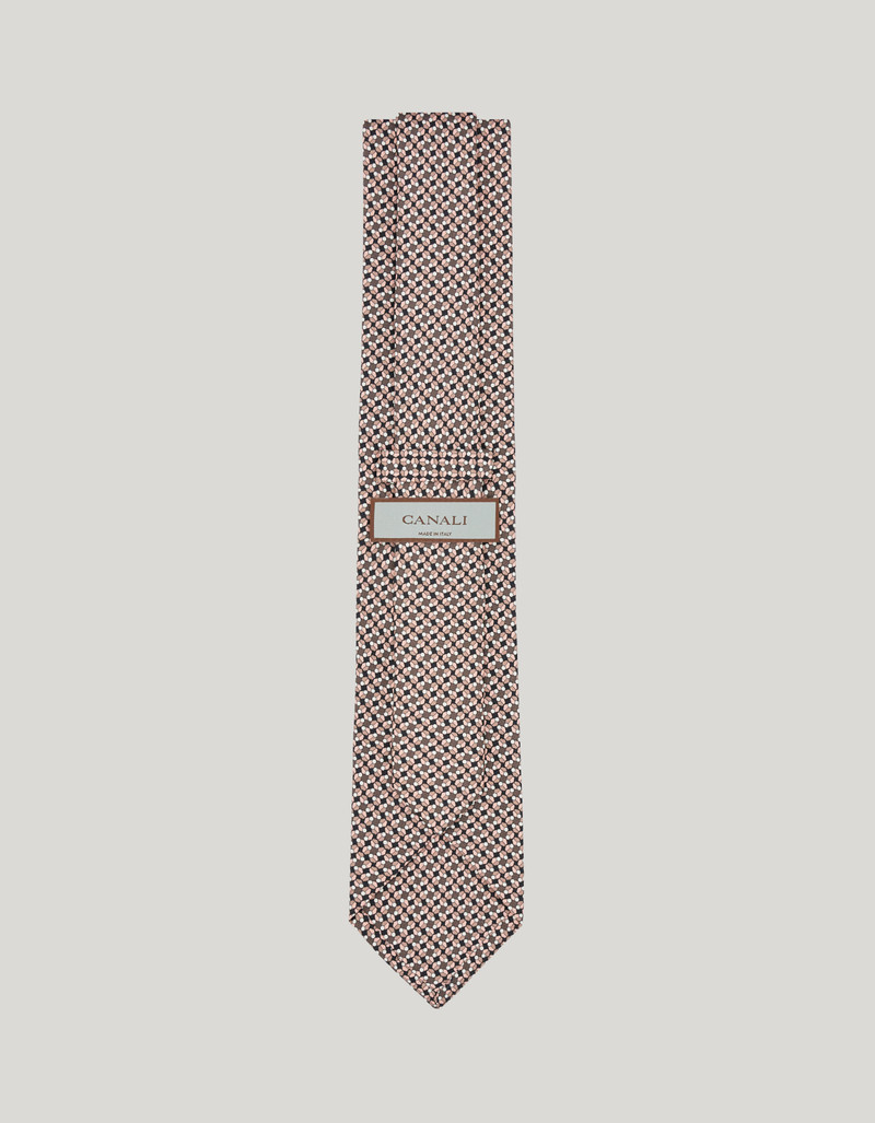 PRINTED SILK TIE, PATTERNED MOTIF 3