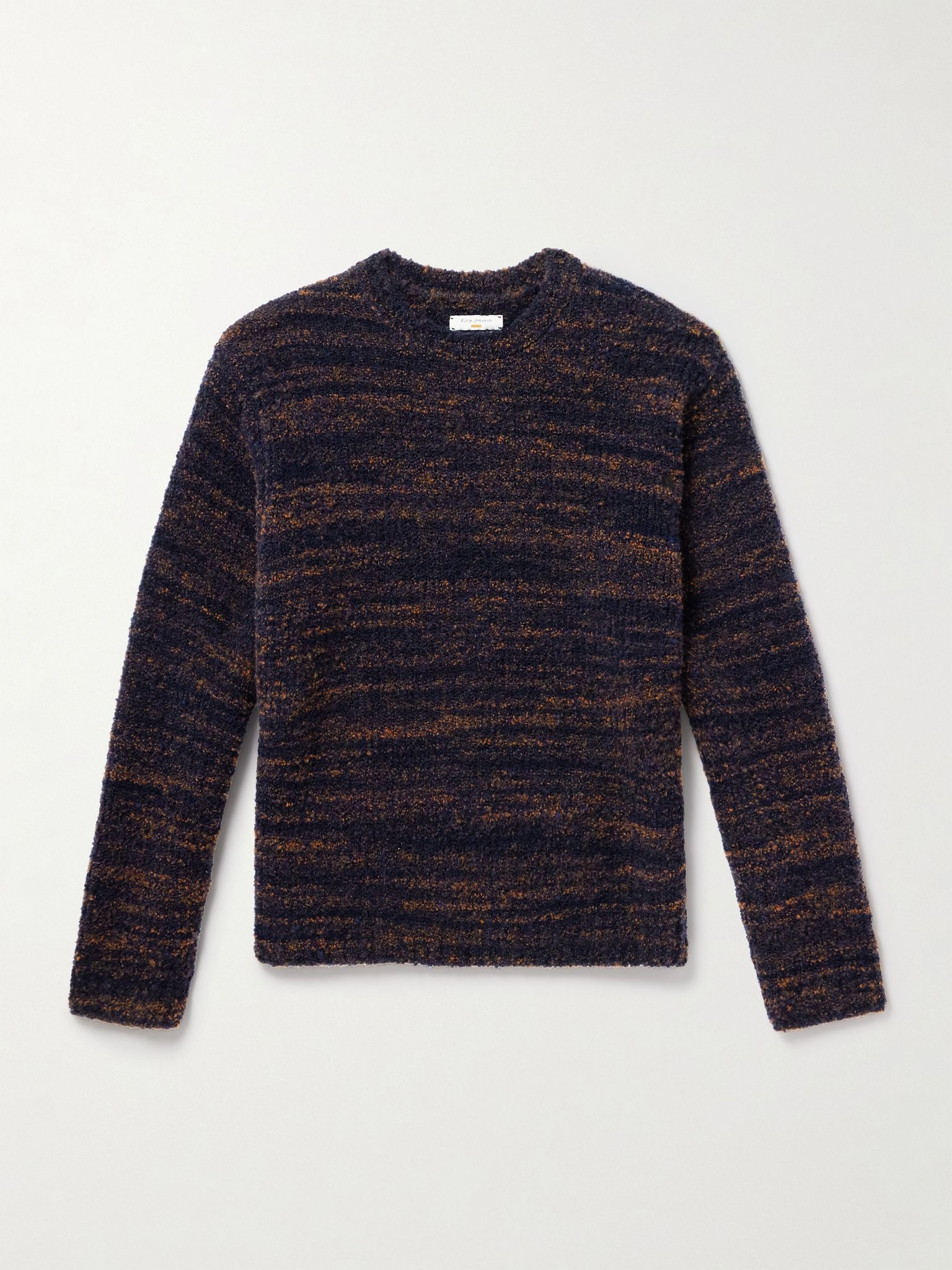Gurra Wool-Blend Bouclé Sweater Navy - 1