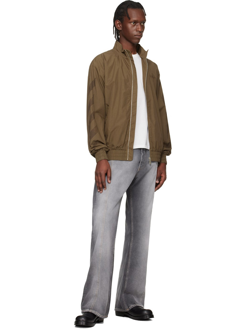 Off-White Gray Slanted Seam Relax Jeans outlook