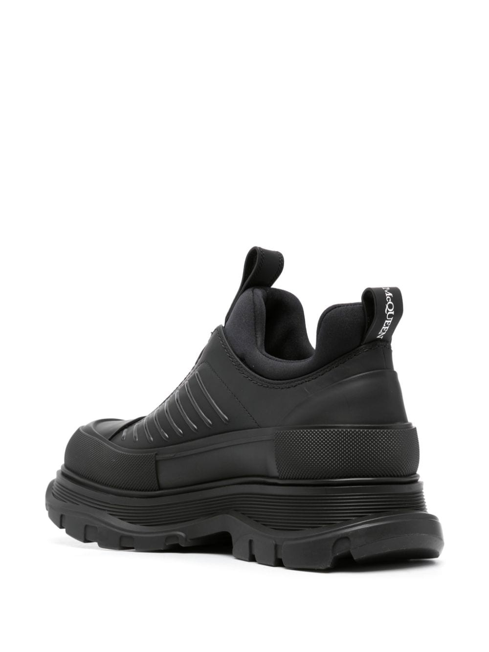 zip-up leathers sneakers - 3