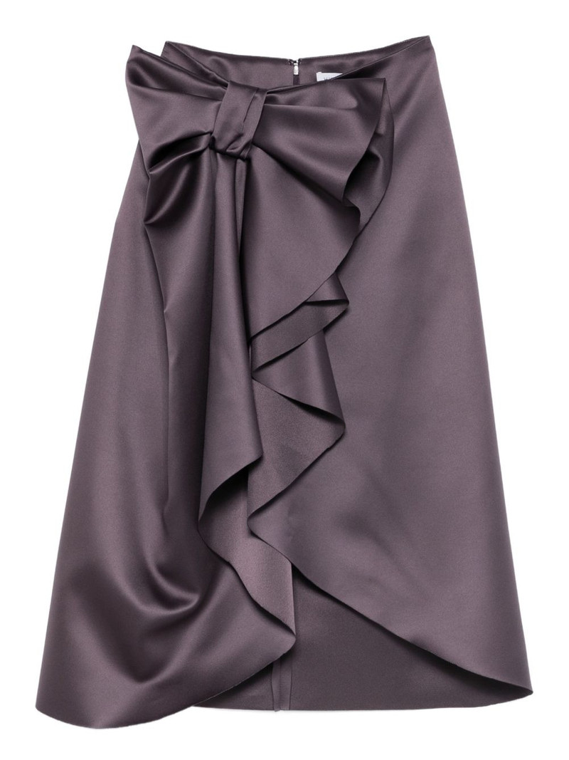 bow-detail midi skirt 1