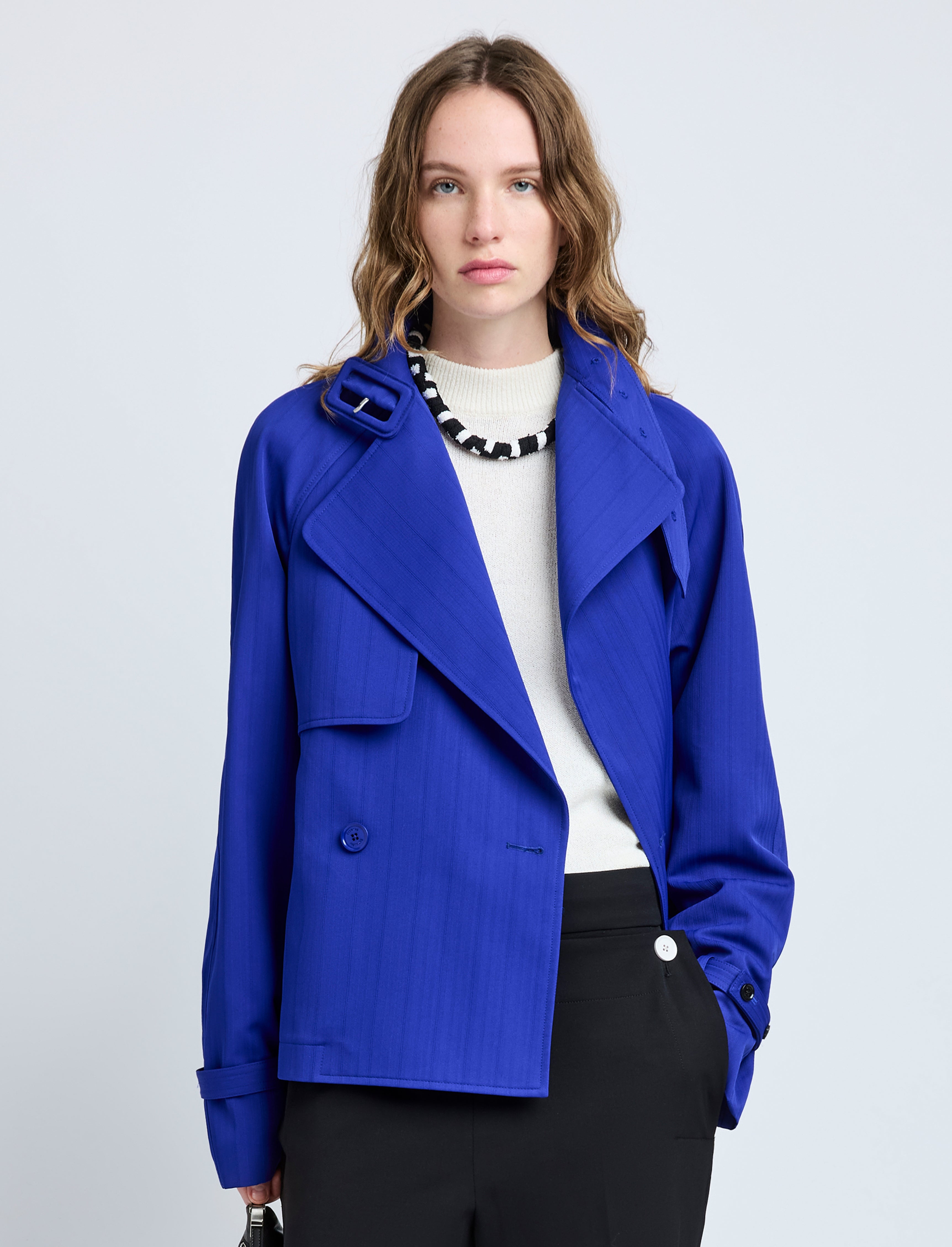 Larissa Jacket in Technical Nylon Jacquard - 2