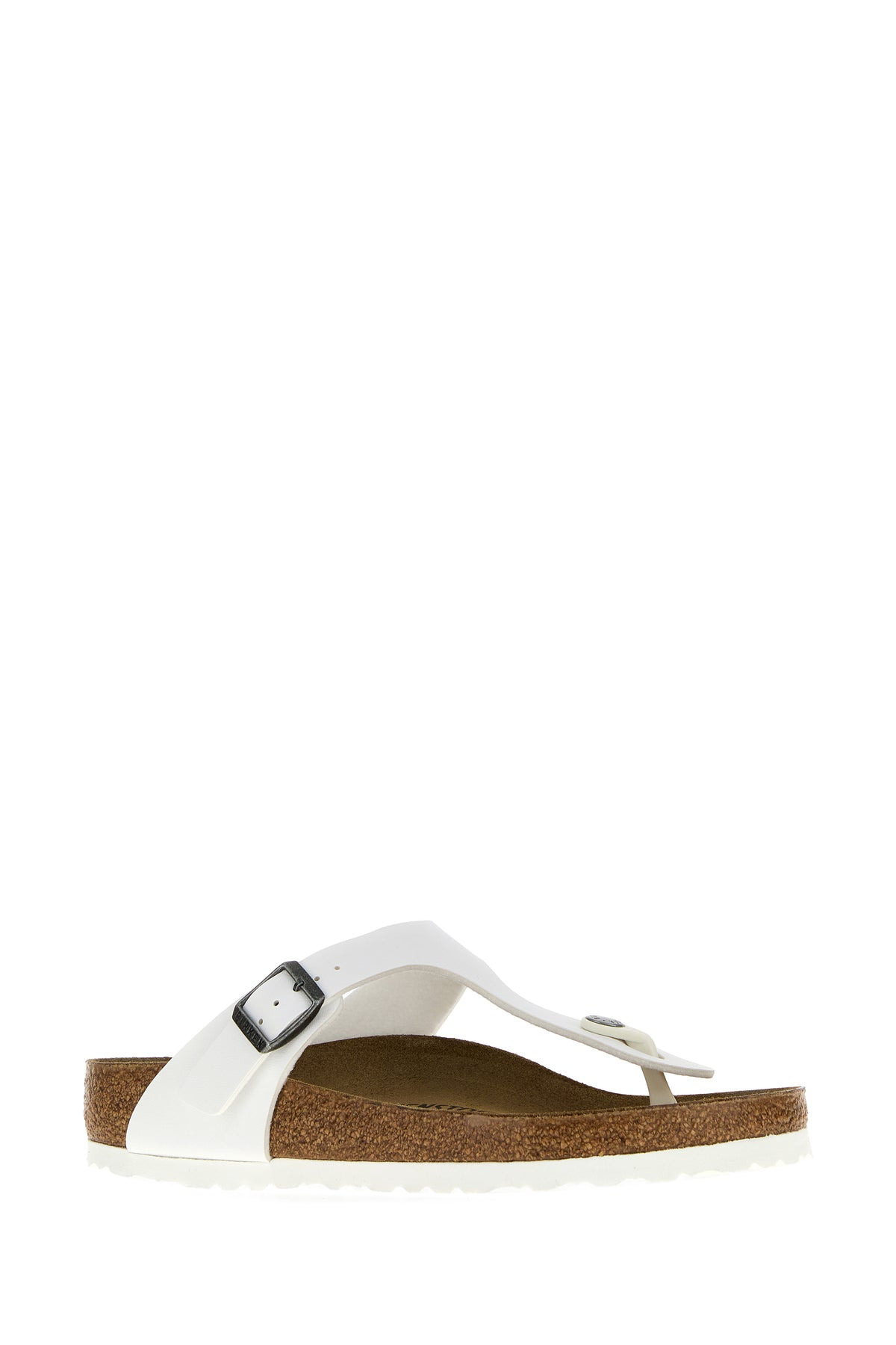 White leather Gizeh thong slippers - 2