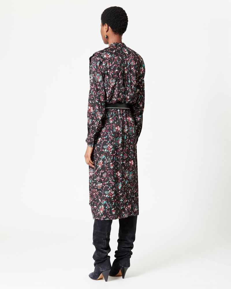 OKELEYA FLORAL MIDI DRESS - 5