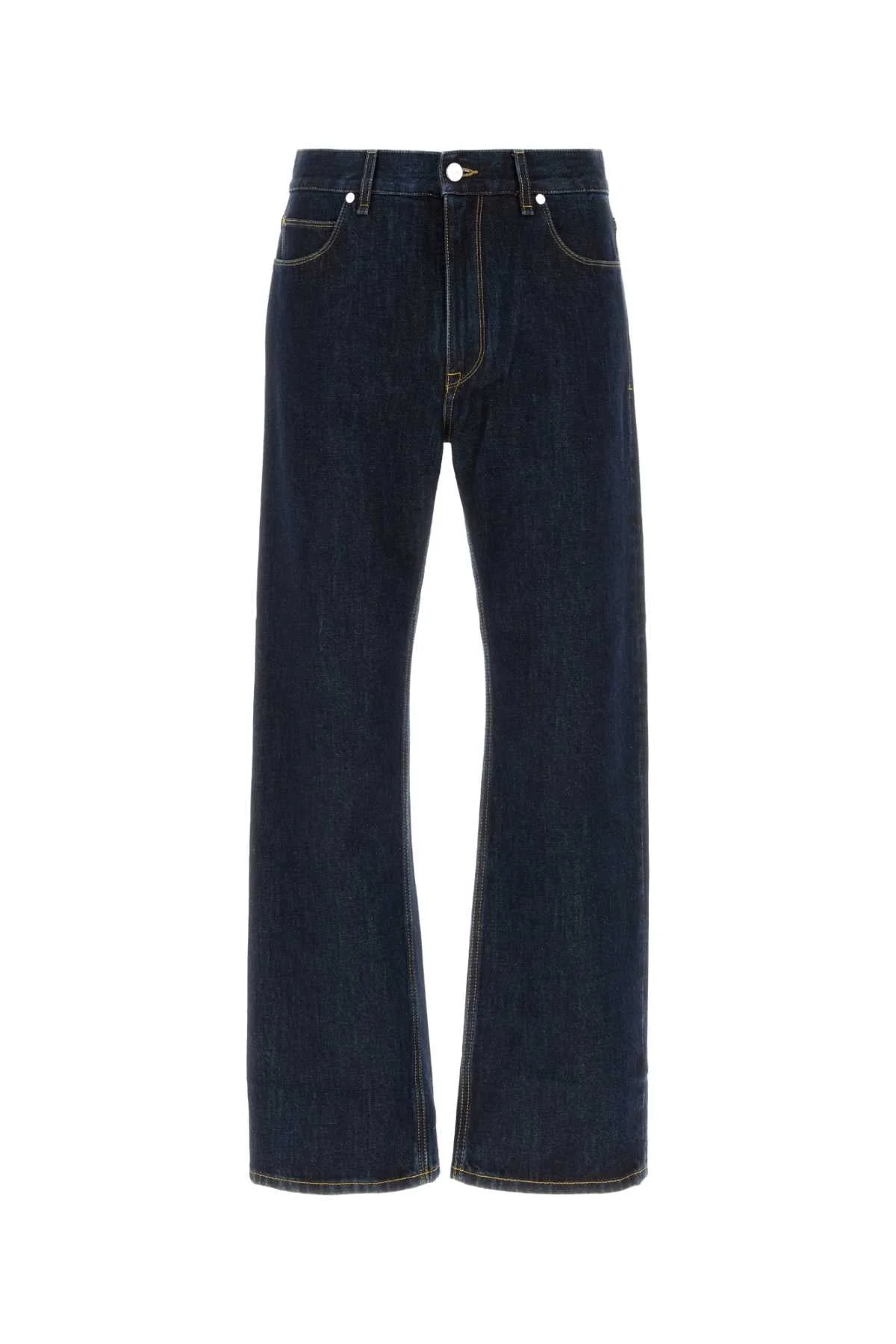 Fendi Men Dark Blue Denim Jeans - 1