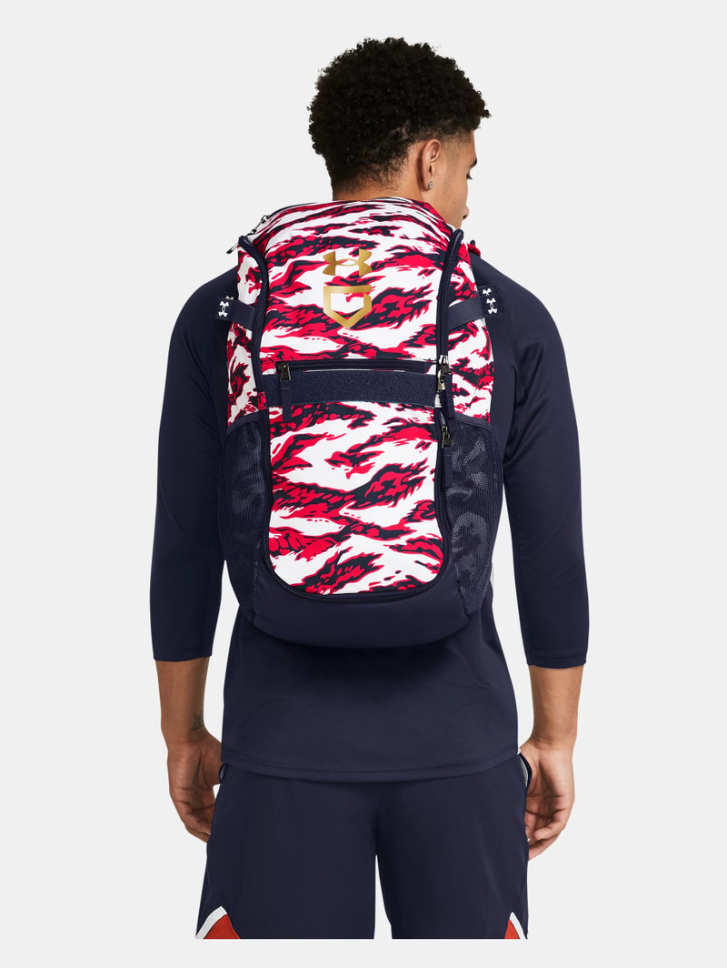 UA Utility Baseball Print Backpack 8