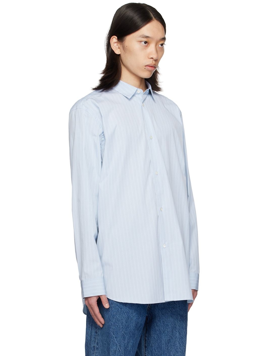 Blue Relaxed Shirt - 2