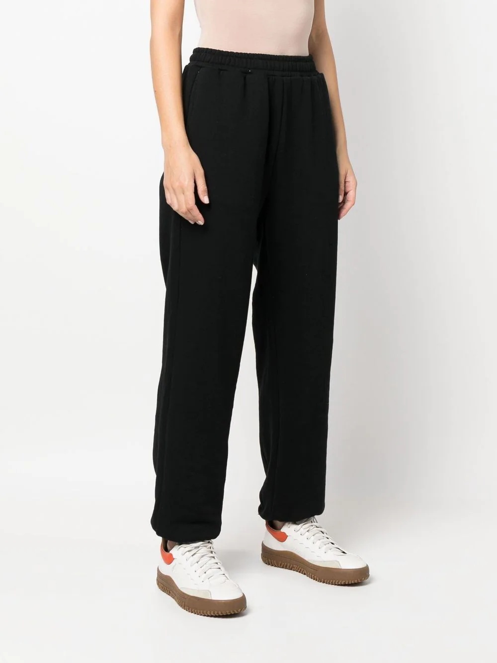 elasticated-waistband detail trousers - 3