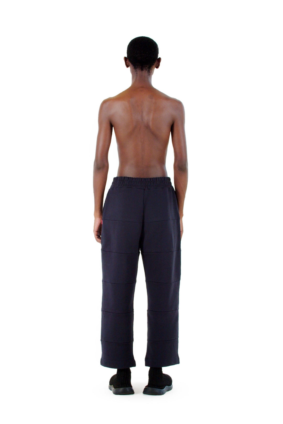 PANEL ELASTIC PANTS / midnight blue - 2