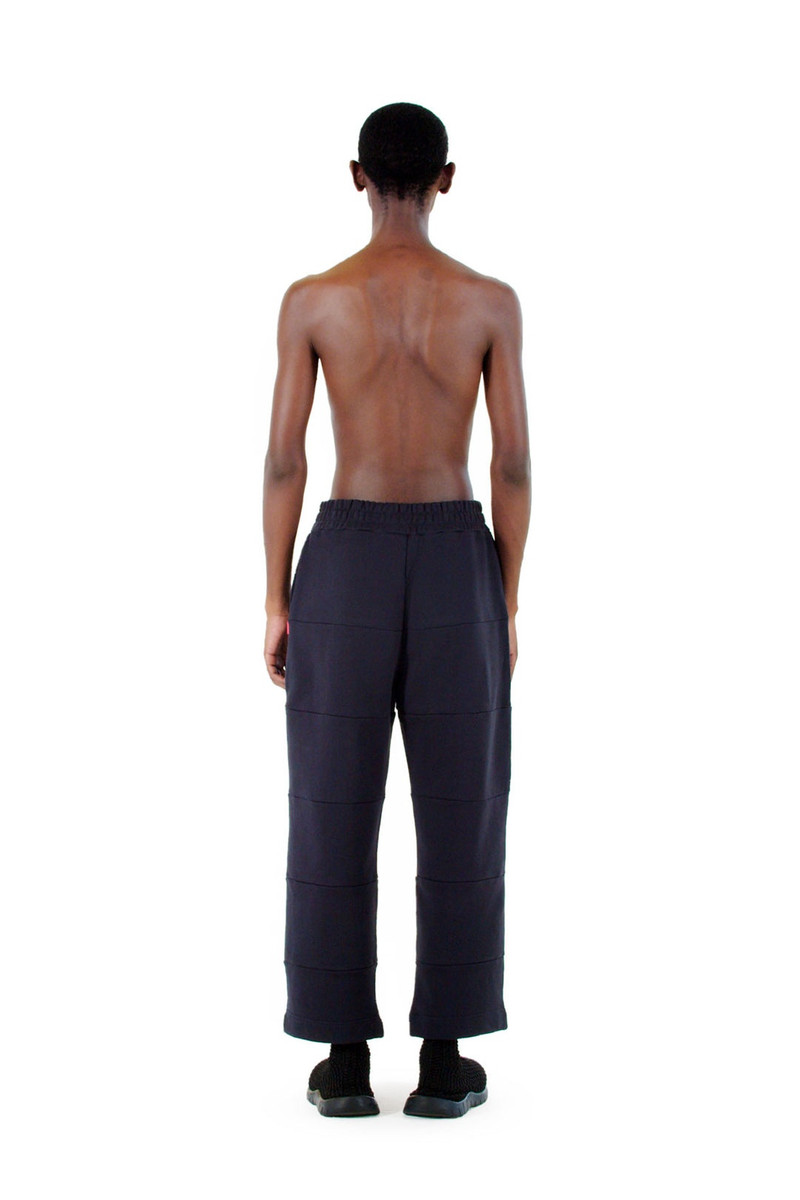 SUNNEI PANEL ELASTIC PANTS / midnight blue outlook