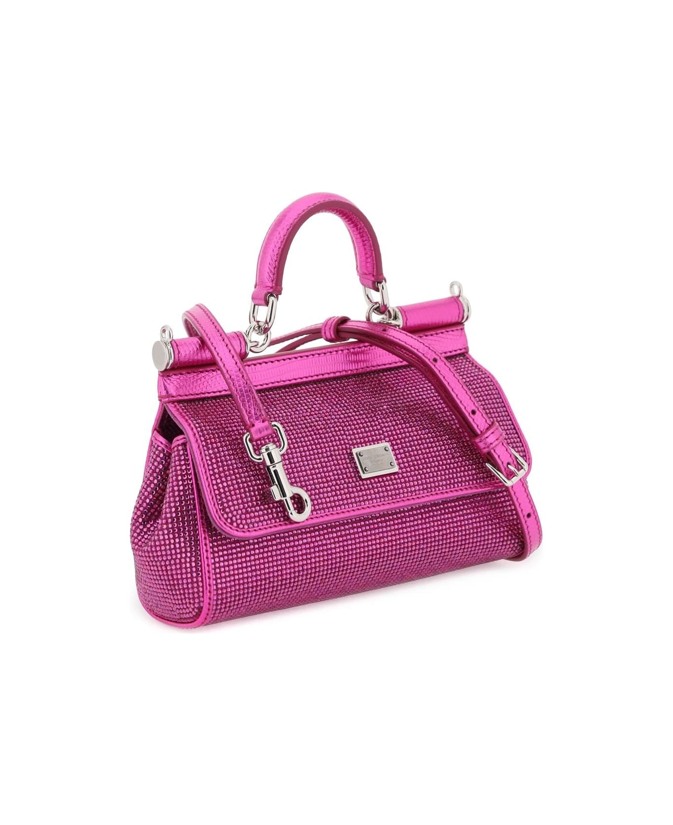 Sicily Satin Bag With Rhinestones - 3