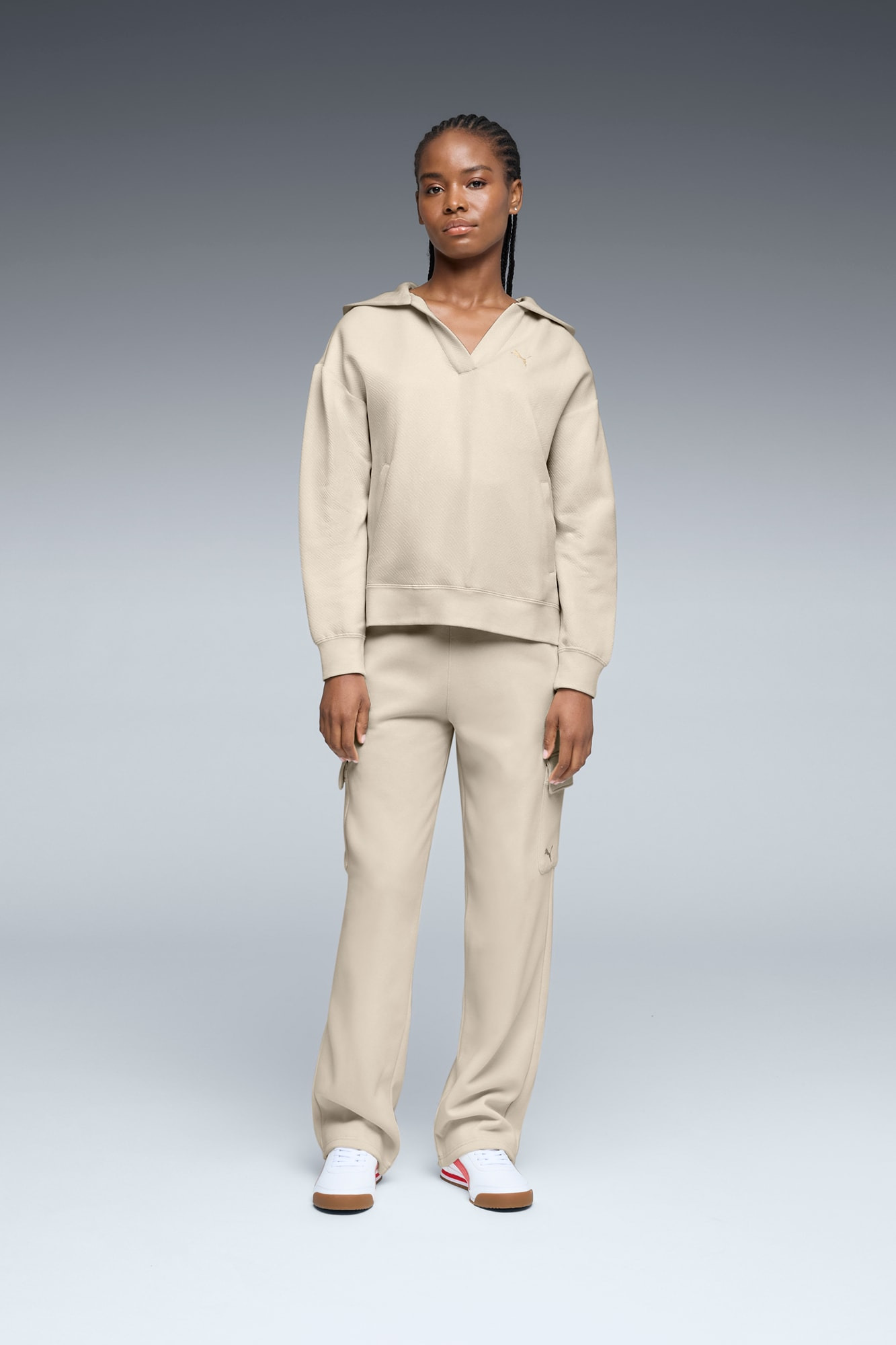 ESS Jacquard Hoodie Women - 5