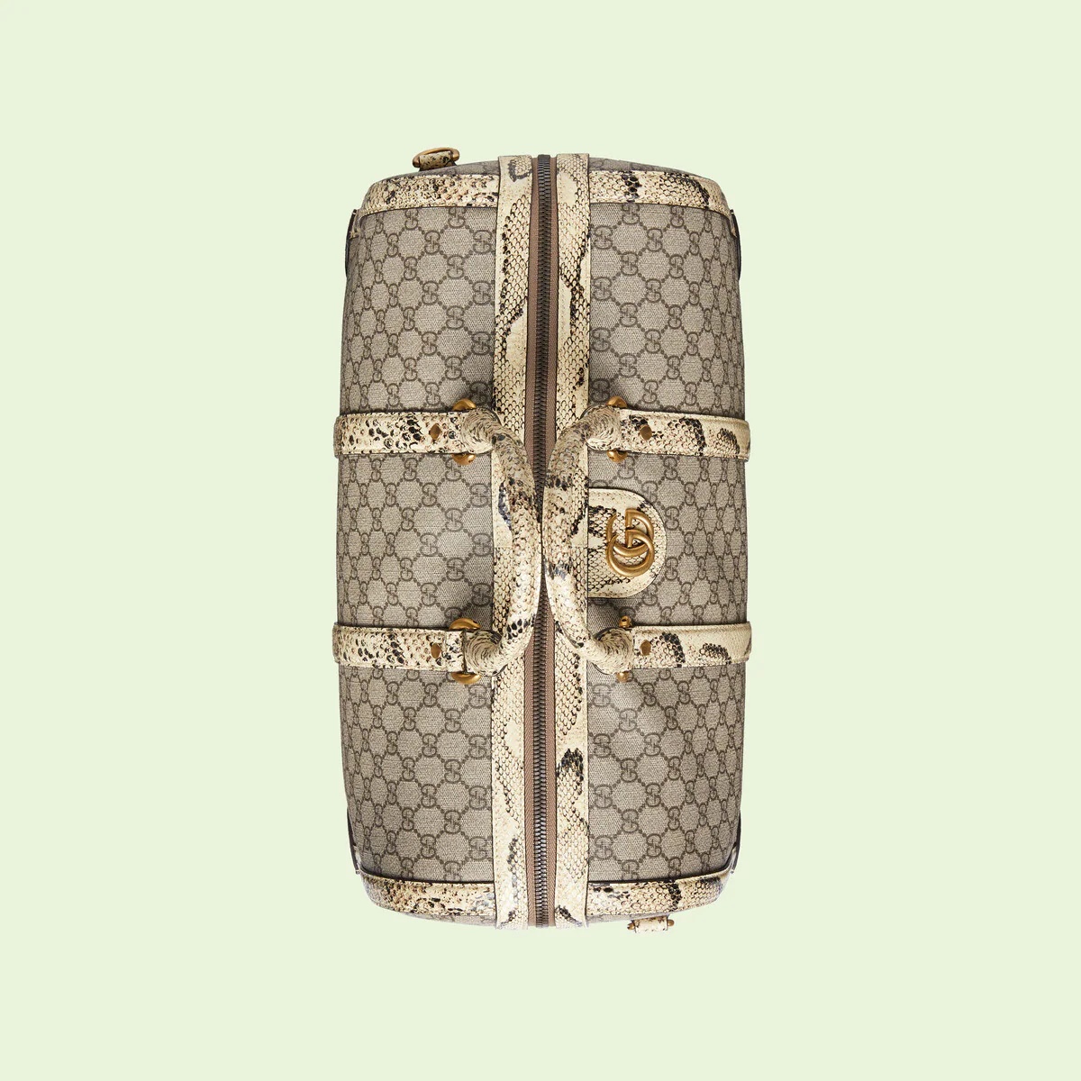 Python trim duffle bag with Double G - 7