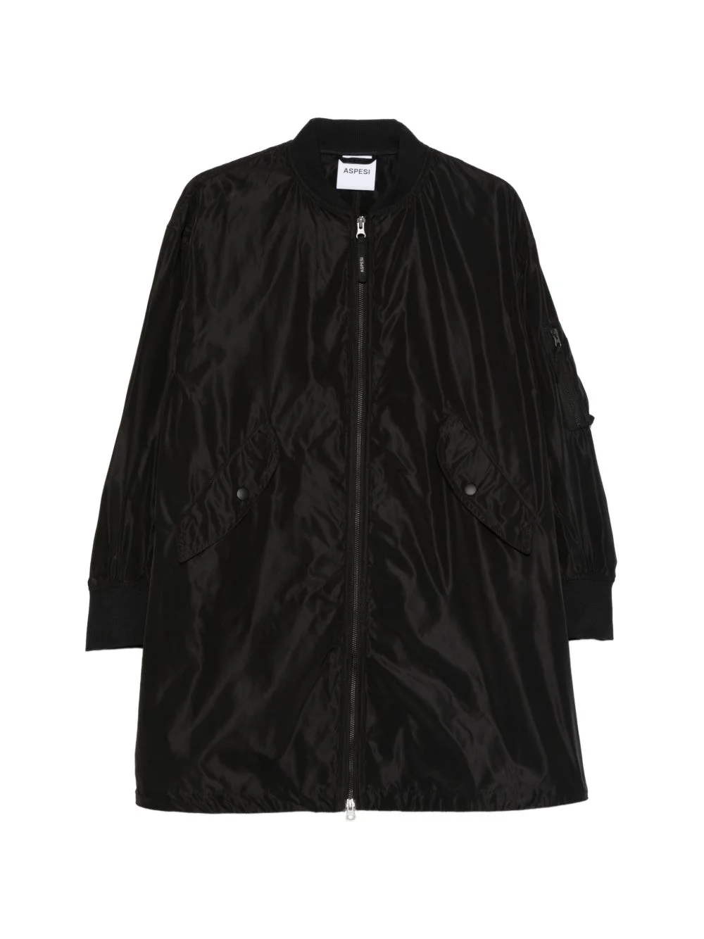 zip-fastening coat - 1