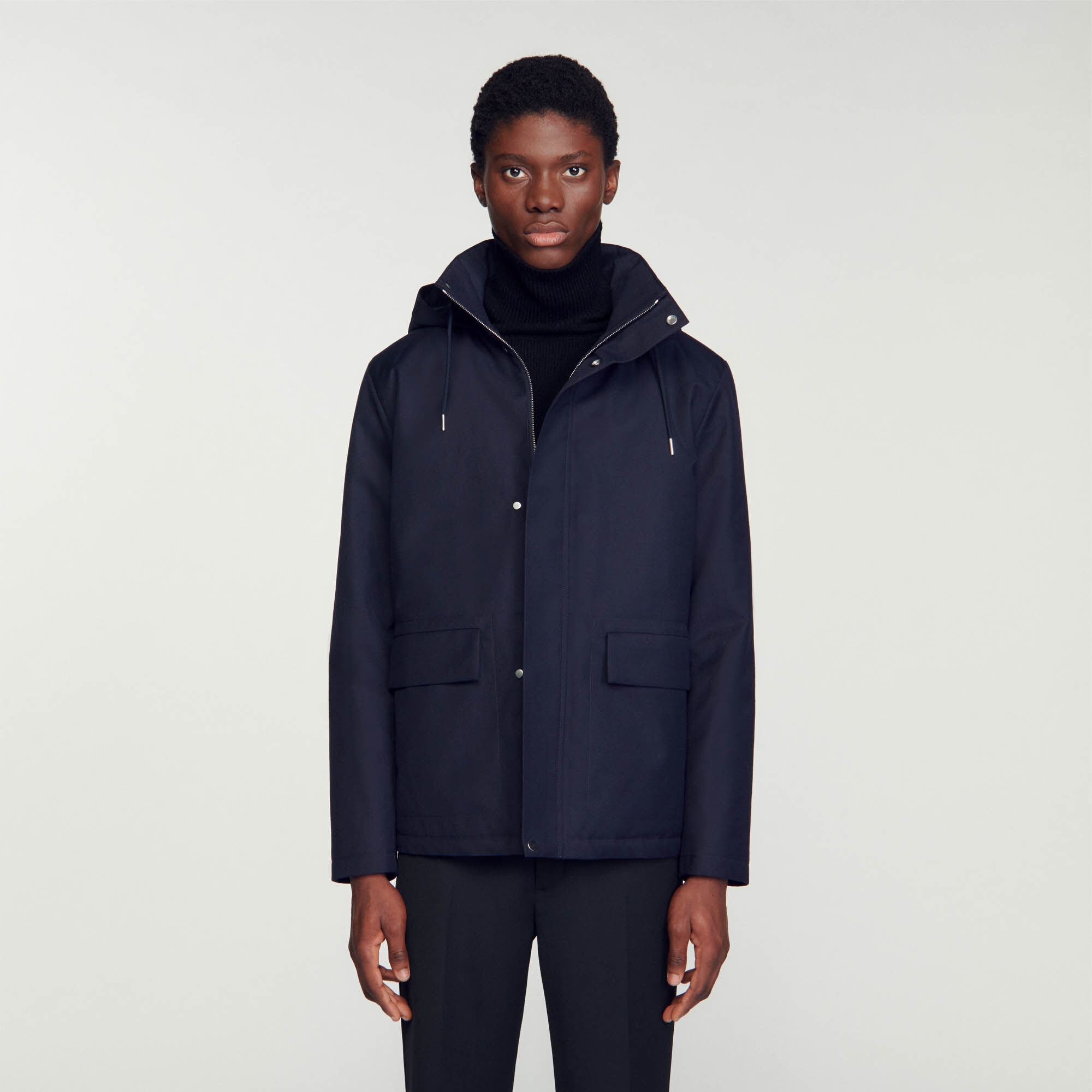 TECHNICAL HOODED COAT - 5