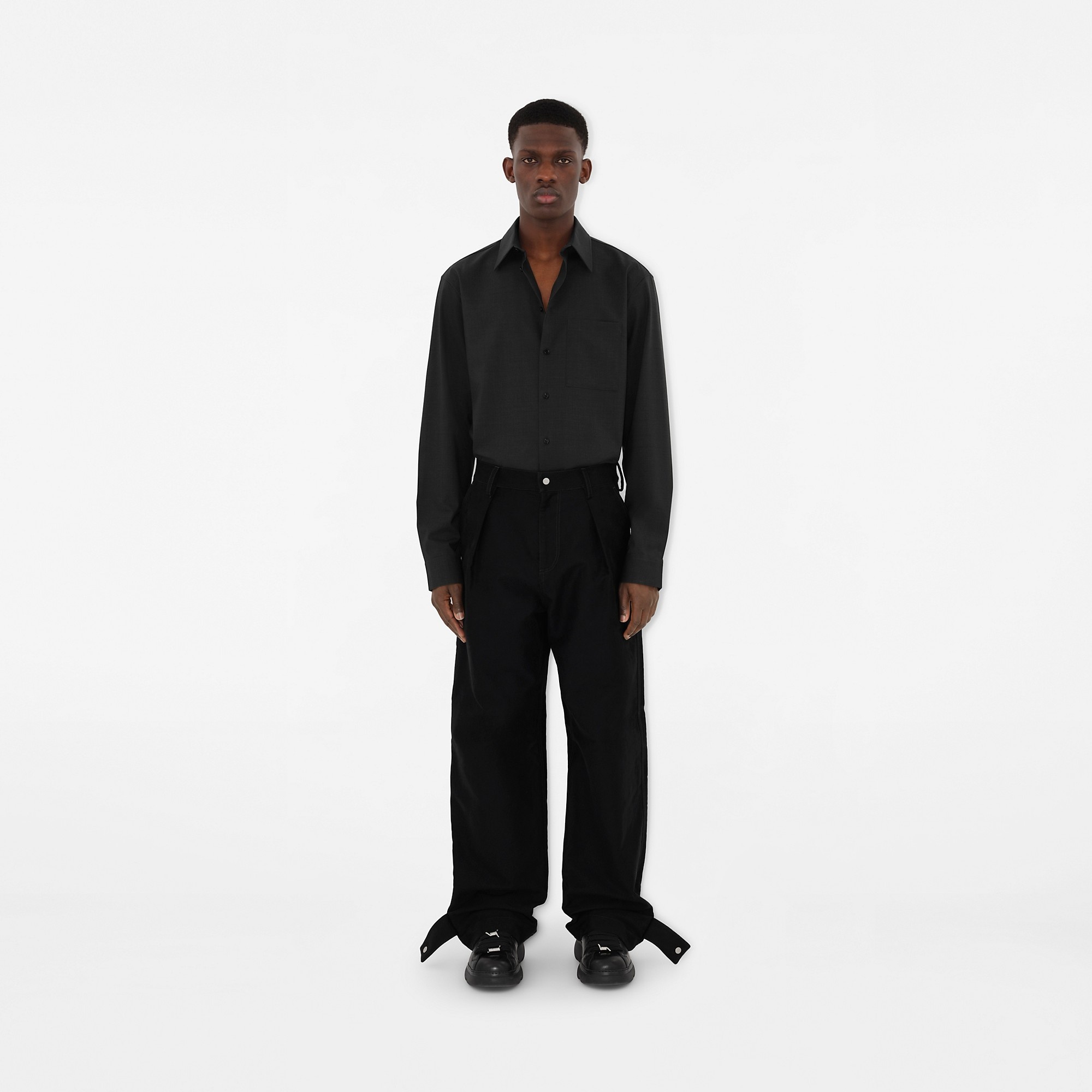 Burberry Stretch Wool Shirt | REVERSIBLE