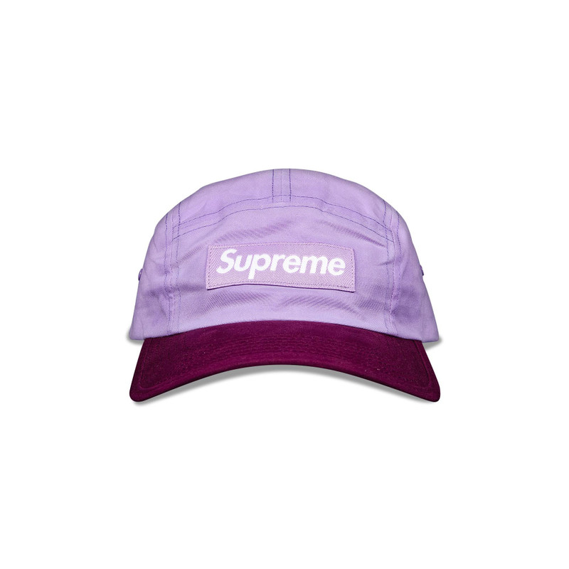 Supreme Waxed Cotton Camp Cap 'Purple' - 1