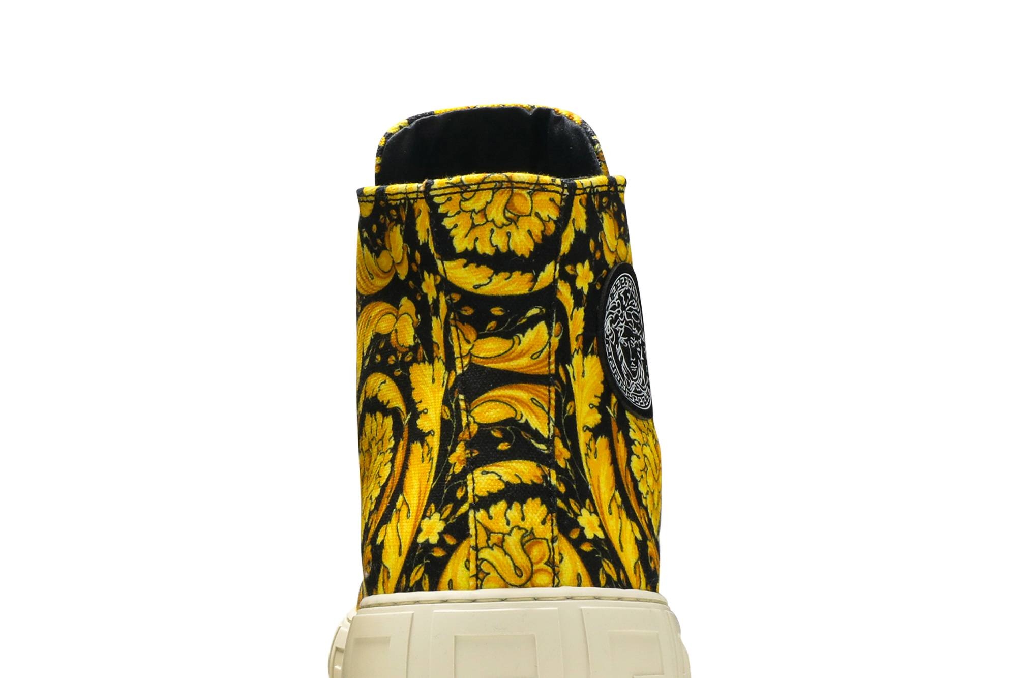 Versace Canvas High 'Barocco Print - Black Gold' - 7
