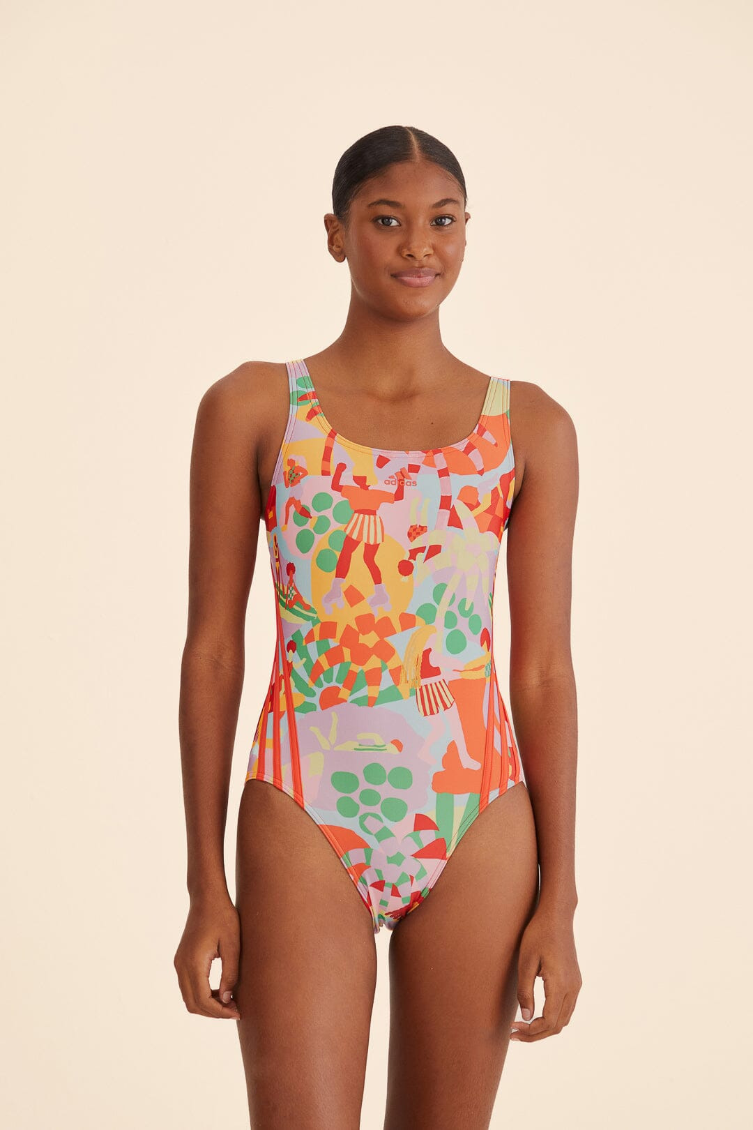 Adidas Farm Swimsuit Pearl Citrine - 1
