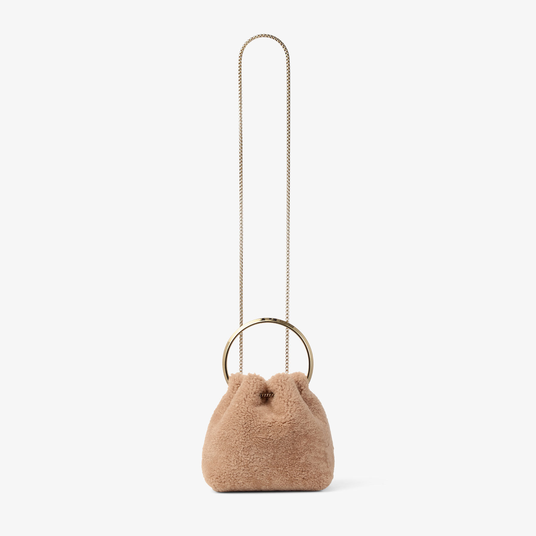 Bon Bon
Toffee Bucket Bag with Metal Handle - 5