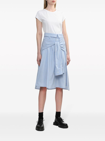 JUUN.J shirted-skirt midi T-shirt dress outlook