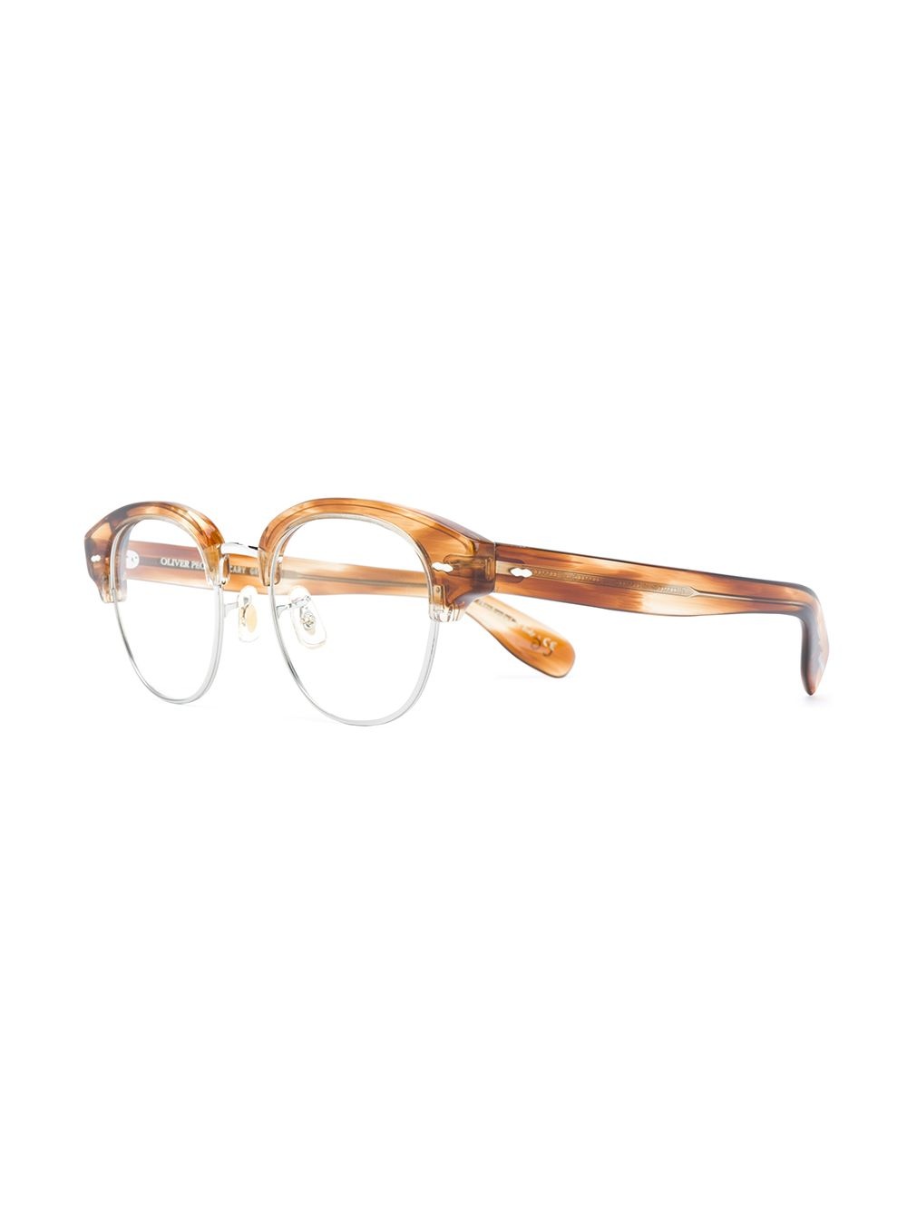 tortoiseshell detail glasses - 2