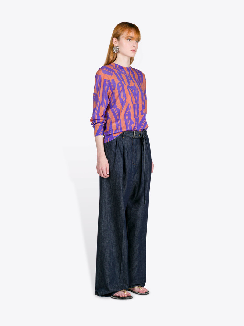 PRINTED COTTON SWEATER 3