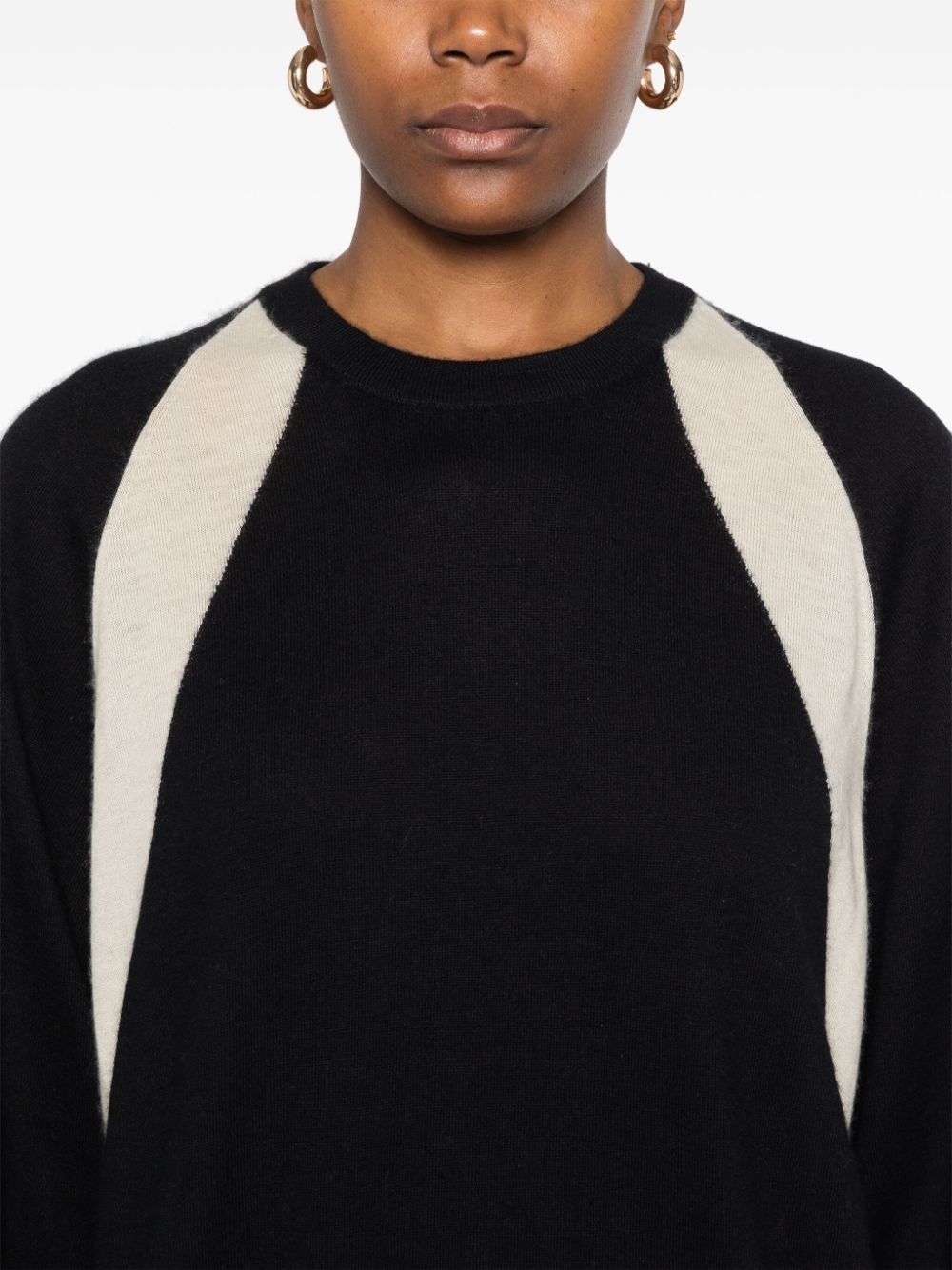 colour-block sweater - 5