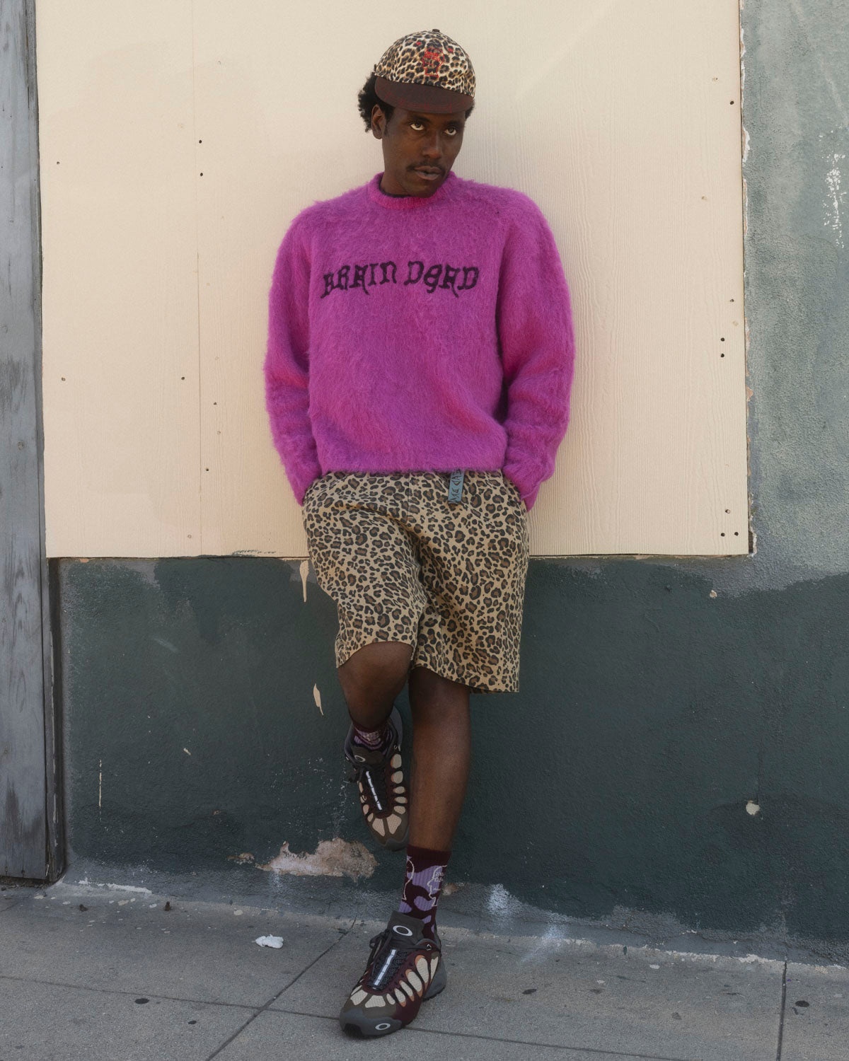 Boxy Knit Sweater - Fuchsia - 6