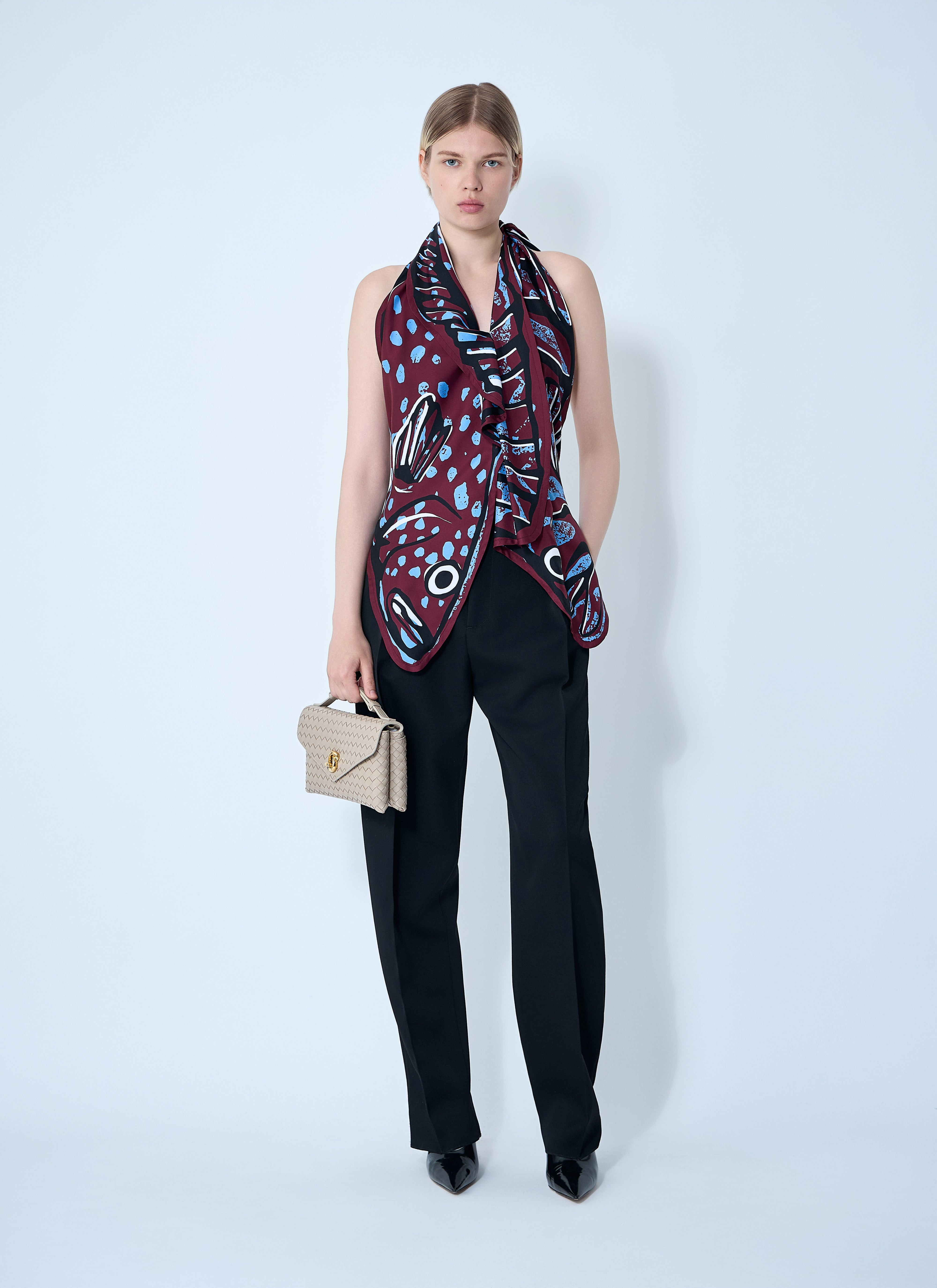 Bottega Veneta Women Tailored Wool Pants - 2