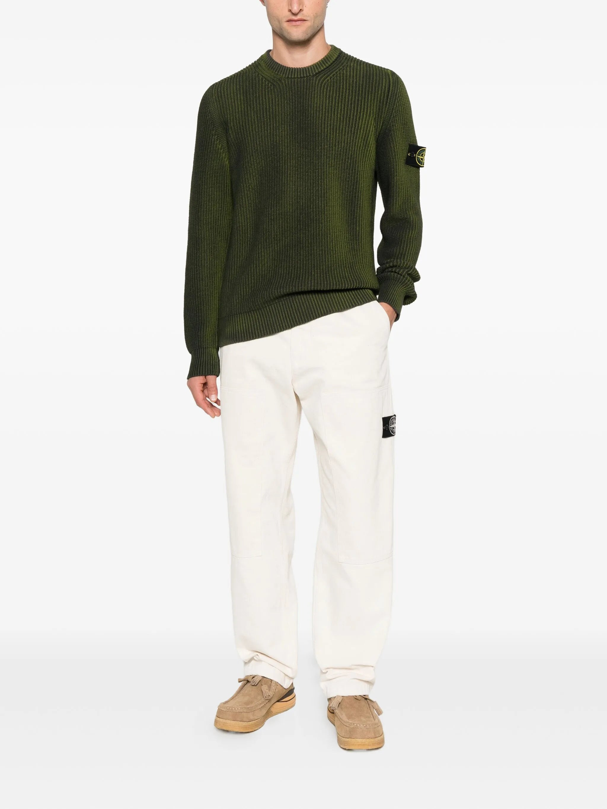 ribbed crew-neck sweater - 2